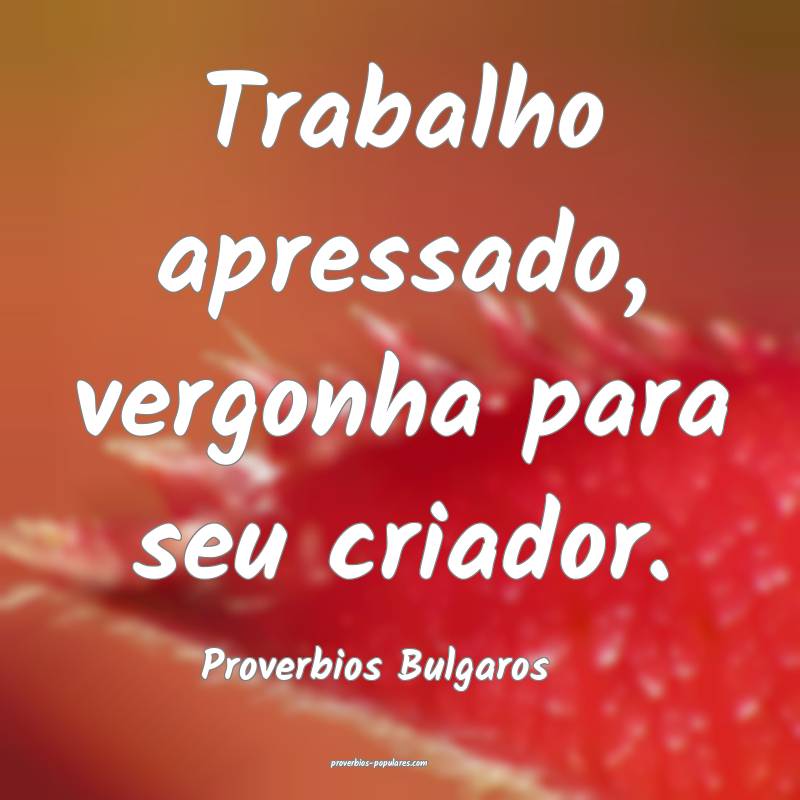 Trabalho apressado, vergonha para seu criador.
...